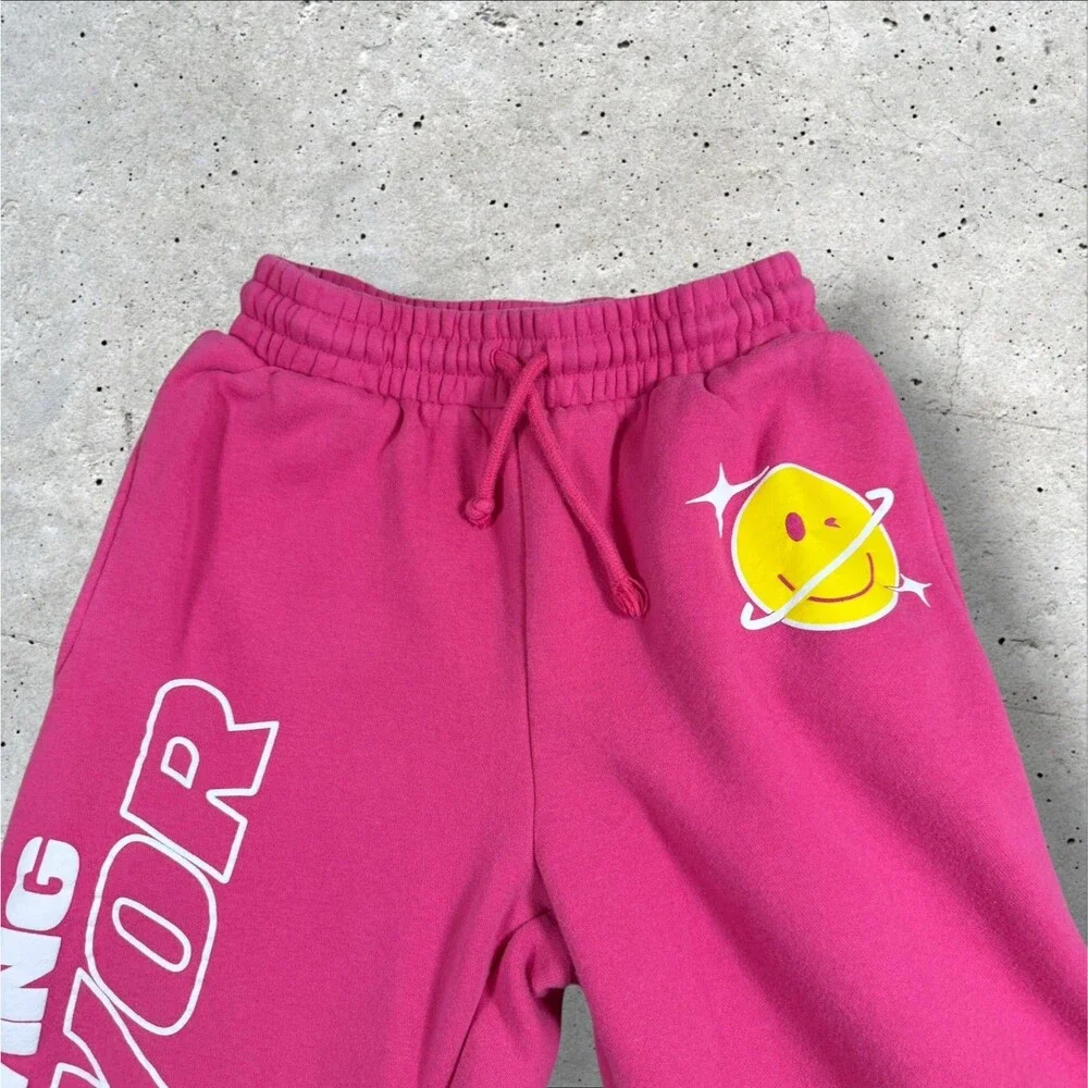 Poppi Soda Pink Sweatpants Womens XS Serving Flavor Graphic Jogger Pants Target - Picture 4 of 5